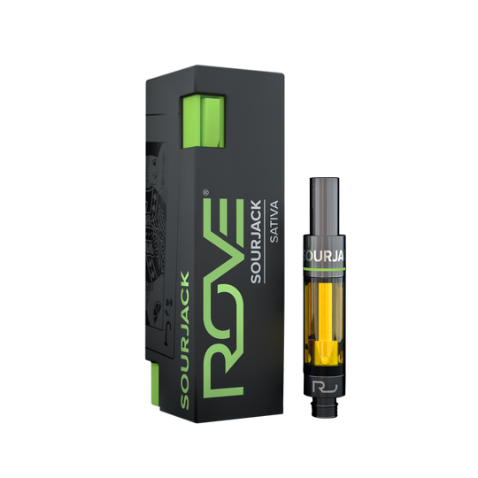 Manufacturer image of ROVE Sour Jack packaging and cartridge